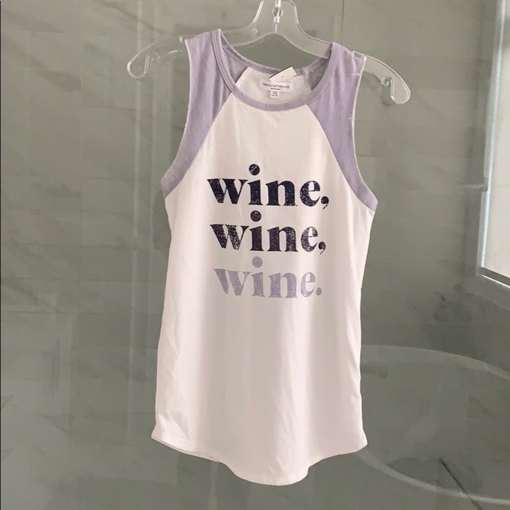 Grayson Threads Wine Wine Wine Tank Top